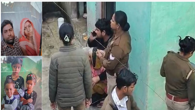 दीवार पर खुदकुशी की वजह लिख एक ही परिवार के 5 लोगों ने दी जान, मथुरा के महावन क्षेत्र में फैली सनसनी