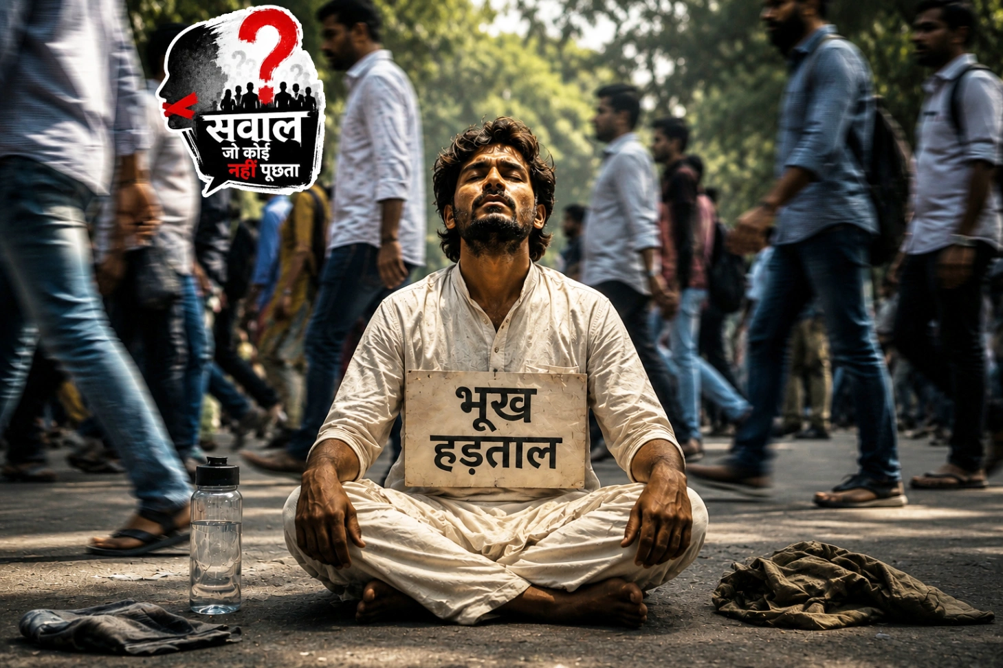 हमारी संवेदनाएँ और भूख हड़ताल