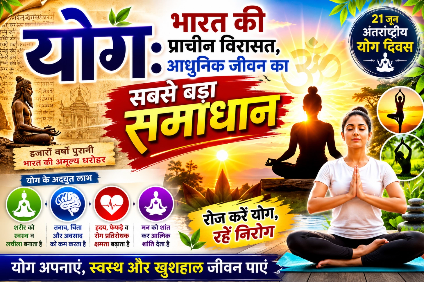 भारत की प्राचीन विरासत, आधुनिक जीवन का सबसे बड़ा समाधान