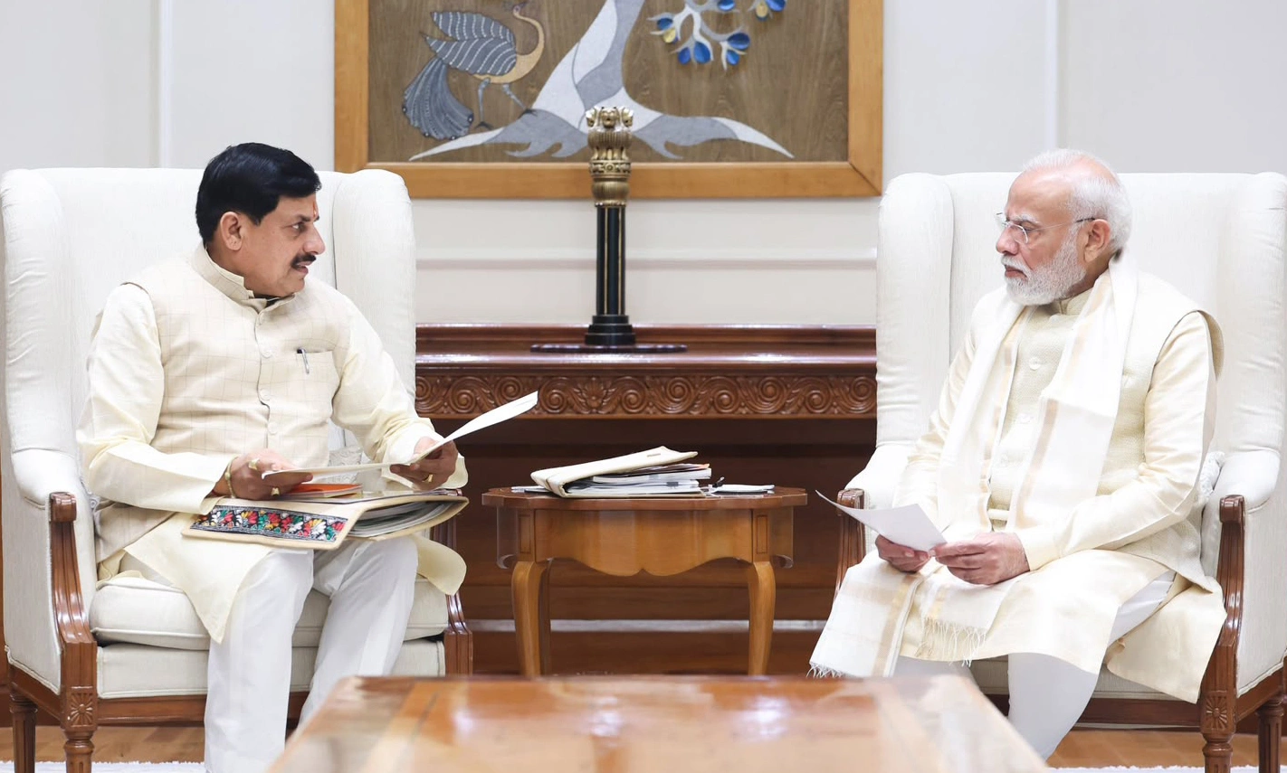 जीआईएस 2027 के लिए दिया न्यौता, मप्र के रोडमैप पर भी किया मंथन