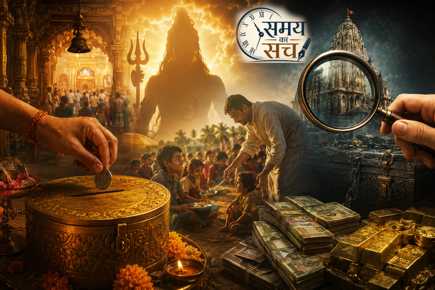 "आस्था की दानपेटी और नैतिकता का ऑडिट"