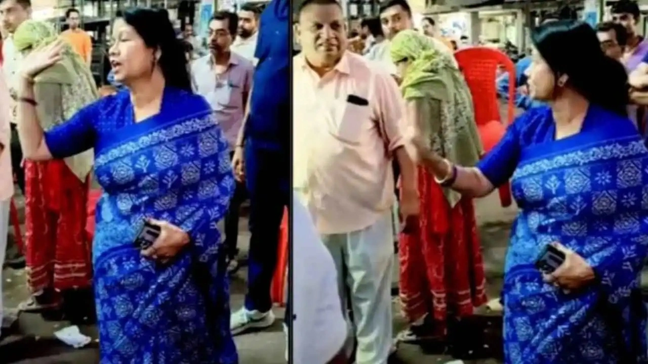 ठेले वाले पर गुस्से से लाल हुई महापौर,वीडियो हुआ वायरल