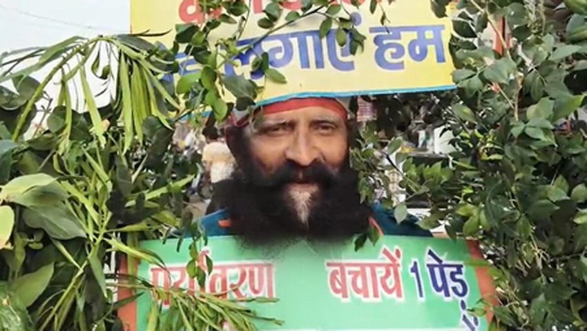 ‘सांसें हो रही हैं कम...’  का संदेश लेकर सड़कों पर उतरे दुकान जी, अनोखे अंदाज में जगा रहे पर्यावरण चेतना