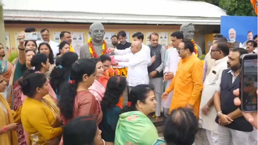 खंडेलवाल बोले- उनके विचारों को बनाएं जीवन का आधार, राहुल के आरोपों पर भी किया पलटवार