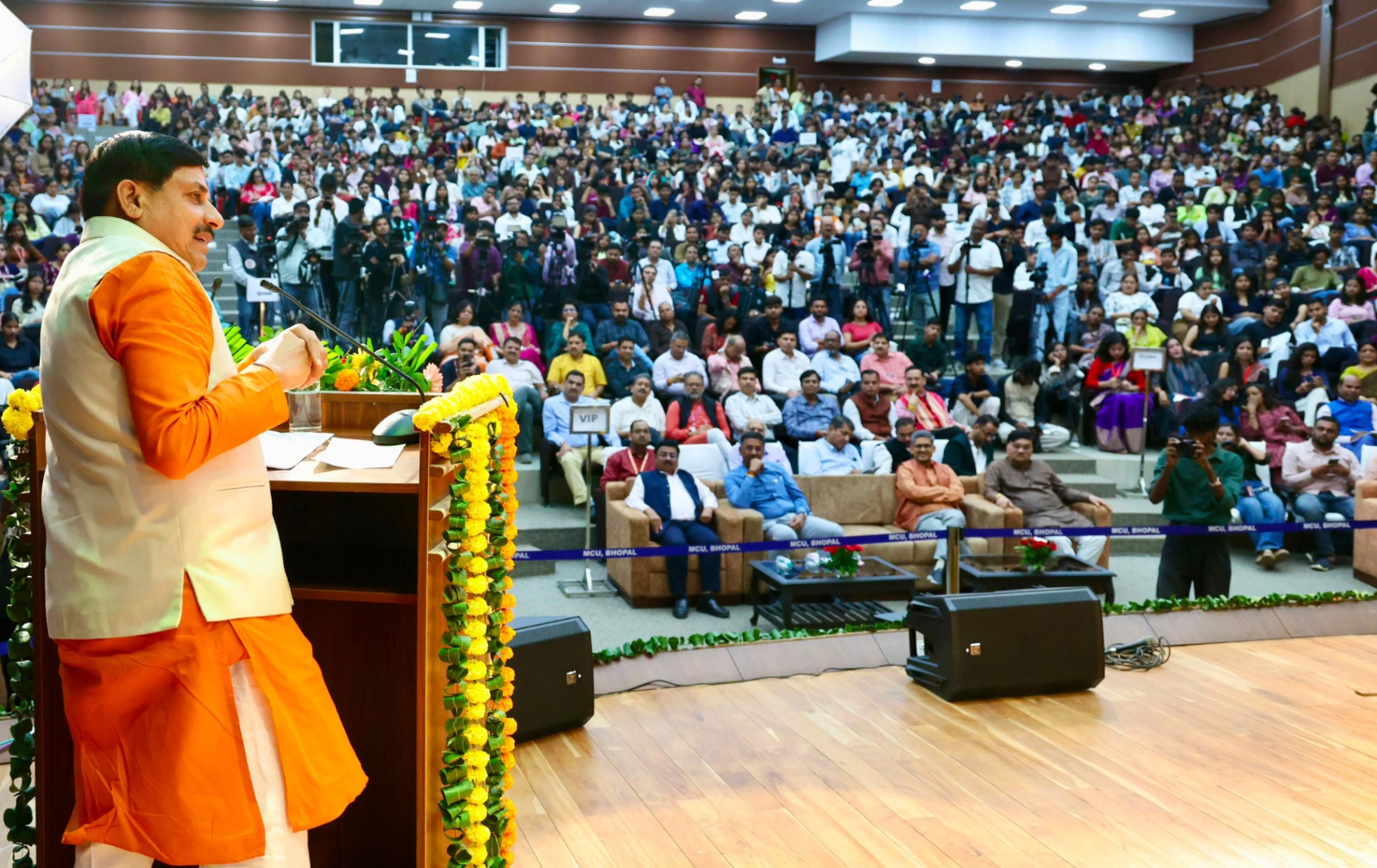 अभ्युदय-2026 कार्यक्रम से सीएम मोहन ने मीडिया से की अपील, रामायण और नारद का दिया उदाहरण
