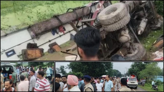 बस और बल्कर की भीषण टक्कर में कई हताहत, बदबार स्टैंड के पास हुआ दर्दनाक हादसा, 20 के घायल होने की भी खबर