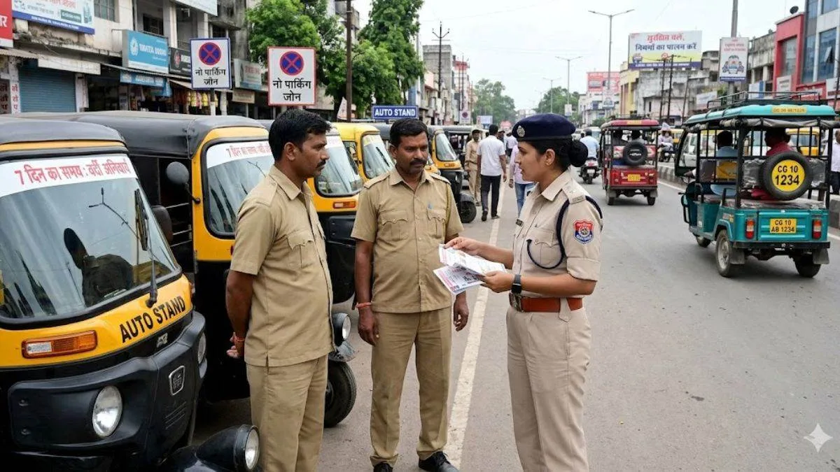 बिलासपुर में पुलिस ने डेडलाइन तय कर दी, 7 दिन बाद खाकी में नजर आएंगे सभी चालक