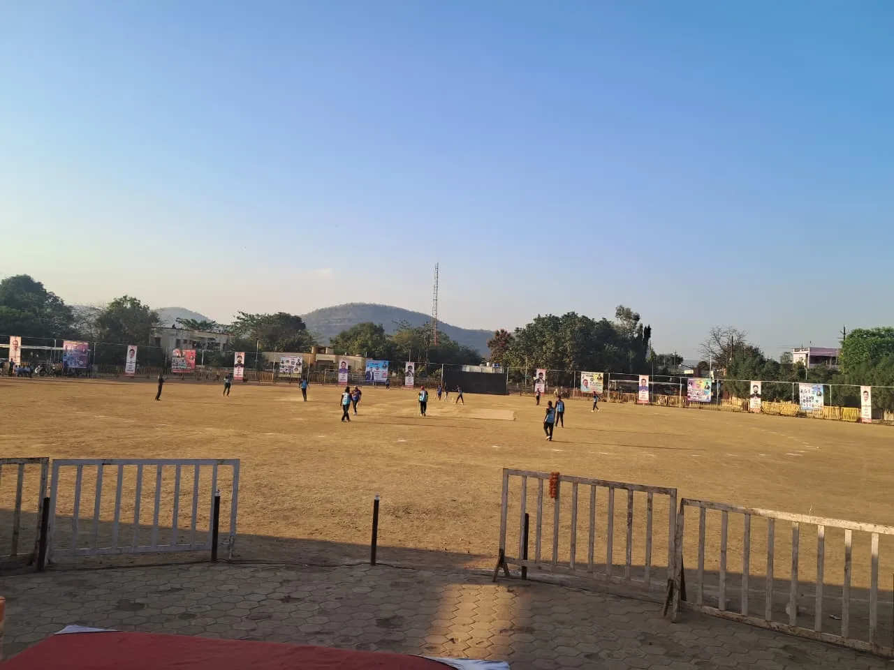 बुधनी का दशहरा मैदान बारिश में बदहाल, खिलाड़ियों की प्रैक्टिस पर संकट