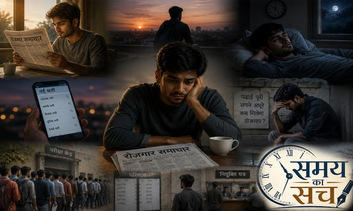 “इंतजार में सिमटा युवा,-"नौकरी से पहले खत्म होती जवानी”